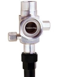 Rotolock valve : SRV-012100 : 1/2"ID TUBE / 1"Ring