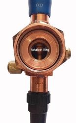 Rotolock valve for : MT / MTZ / NTZ Compressor : V01