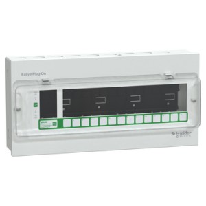 Easy9 Plug-On : EZ9EPL114 : ตู้คอนซูมเมอร์ ปลั๊กออน, Easy9, 14 ช่อง, 63A, ฝาเปิดแบบโปร่งใส, IP4X